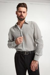 Koszula męska jedwabna DOLCE & GABBANA. Koszule Dolce & Gabbana, m, bez wzorów, z jedwabiu, bez kołnierzyka, bez ramiączek. W wyprzedaży za 4,829.25 zł.