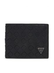 Guess Portfel SMTONA LEA20 Czarny. Czarne portfele Guess, z aplikacjami, ze skóry. Za 324.99 zł.