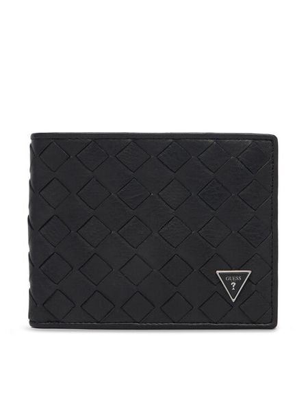 Guess Portfel SMTONA LEA20 Czarny. Czarne portfele Guess, z aplikacjami, ze skóry. Za 324.99 zł.