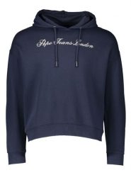 Pepe Jeans Bluza w kolorze granatowym rozmiar: S. Niebieskie bluzy Pepe Jeans, s, bez wzorów, z bawełny, z kapturem. Za 153.34 zł.