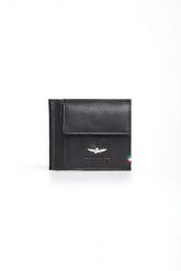 Portfel męski skórzany AERONAUTICA MILITARE. Portfele Aeronautica Militare, bez wzorów. Za 339.00 zł.