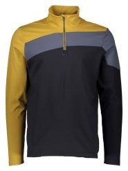 Killtec Koszulka funkcyjna w kolorze czarno-musztardowym rozmiar: S. Czarne t-shirty sportowe KILLTEC, bez wzorów, z materiału, bez ramiączek, outdoorowe. Za 108.74 zł.