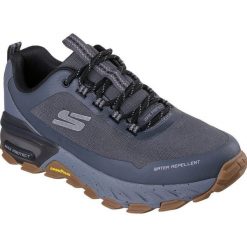 Buty sportowe męskie Skechers Max Protect promote Track. Szare buty turystyczne Skechers, bez wzorów, z materiału, bez zapięcia, trekkingowe. Za 399.99 zł.