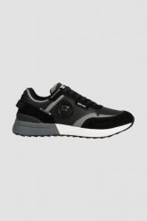 JUST CAVALLI Czarne sneakersy Fondo Action Basic. Czarne buty sportowe casual Just Cavalli, bez wzorów, bez zapięcia. W wyprzedaży za 499.99 zł.