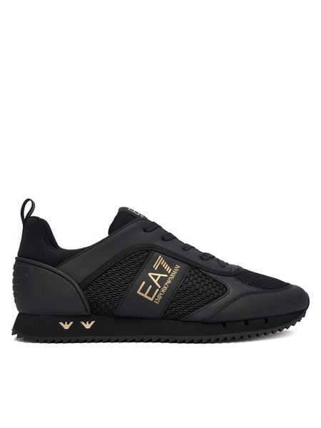 EA7 Emporio Armani Sneakersy 7X000904 AF18610 MZ968 Czarny. Czarne buty sportowe casual EA7 Emporio Armani, bez wzorów, z materiału, bez zapięcia. Za 693.99 zł.