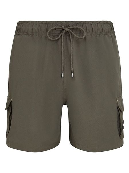 DKNY Szorty kąpielowe w kolorze oliwkowym rozmiar: S. Zielone kąpielówki DKNY, s, bez wzorów, z materiału. Za 104.95 zł.