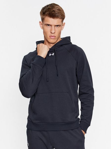 Under Armour Bluza Ua Rival Fleece Hoodie 1379757 Czarny Loose Fit. Czarne bluzy Under Armour, m, bez wzorów, z bawełny, bez kaptura. Za 183.99 zł.