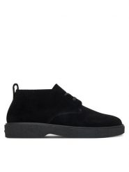 Calvin Klein Sneakersy Text Rubber Desert Boot Su HM0HM01978 Czarny. Czarne buty sportowe casual CALVIN KLEIN, bez wzorów, ze skóry, bez zapięcia. Za 589.99 zł.
