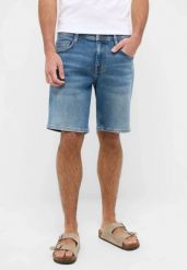 Męskie szorty Mustang Style Denver Shorts Denim Blue 1016454 5000 584. Niebieskie szorty Mustang, m, bez wzorów, z denimu. Za 169.99 zł.