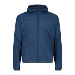 Kurtka przeciwdeszczowa z kapturem CMP. Niebieskie kurtki softshell CMP, bez wzorów, z softshellu, z kapturem. Za 340.00 zł.
