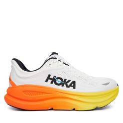 Buty do biegania Hoka. Białe buty do biegania HOKA, bez wzorów, bez zapięcia, do biegania. Za 799.99 zł.
