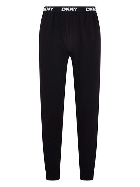 DKNY Spodnie dresowe w kolorze czarnym rozmiar: L. Czarne spodnie treningowe długie DKNY, l, bez wzorów, z bawełny. Za 100.75 zł.