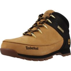 Buty do chodzenia męskie Timberland Euro Sprint Hiker. Brązowe buty turystyczne Timberland, na zimę, bez wzorów, z materiału, za kostkę, bez zapięcia, do biegania. Za 620.99 zł.