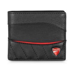 Portfel Męski DUCATI DTLGW0000205 Czarny. Czarne portfele Ducati, bez wzorów. Za 325.55 zł.