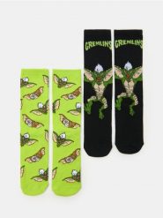 Wzorzyste skarpetki 2 pack Gremlins - wielobarwny. Skarpety Sinsay, bez wzorów. Za 15.99 zł.