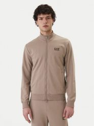 EA7 Emporio Armani Bluza 8NPM31 PJVRZ U6167 Beżowy Regular Fit. Brązowe bluzy EA7 Emporio Armani, m, bez wzorów, z bawełny, bez kaptura. Za 459.99 zł.