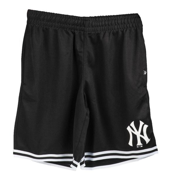 Spodenki sportowe męskie MLB New York Yankees Court Grafton Shorts. Czarne krótkie spodenki sportowe 47 Brand, m, bez wzorów, z poliesteru. Za 169.99 zł.