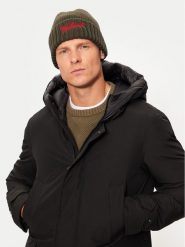 Woolrich Czapka CFWOAC0288MRUF0428 Zielony. Zielone czapki zimowe Woolrich, bez wzorów, z materiału. Za 419.99 zł.