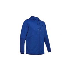 Bluza z kapturem Under Armour DOUBLE KNIT FULL ZIP. Niebieskie bluzy z kapturem Under Armour, s, bez wzorów, z bawełny, z kapturem. Za 328.75 zł.