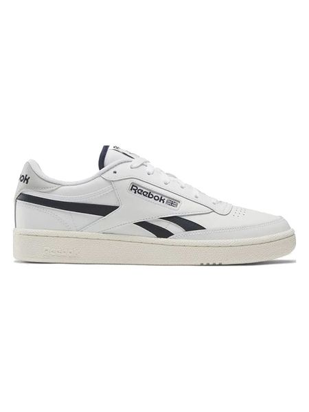 Reebok Skórzane sneakersy "Club C Revenge" w kolorze biało-czarnym rozmiar: 41. Białe buty sportowe casual Reebok, bez wzorów, z materiału, bez zapięcia. Za 246.53 zł.