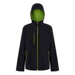 Męska Dwuwarstwowa Kurtka Soft Shell Navigate Z Kapturem. Czarne kurtki Regatta, m, bez wzorów, z kapturem. Za 184.99 zł.