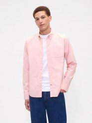 GAP Koszula - Regular fit - w kolorze łososiowym rozmiar: XXL. Różowe koszule GAP, xxl, bez wzorów, bez kołnierzyka, bez ramiączek. Za 82.44 zł.