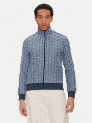 Lacoste Bluza SH1368 Niebieski Regular Fit. Niebieskie bluzy LACOSTE, m, bez wzorów, z syntetyku, bez kaptura. Za 519.99 zł.