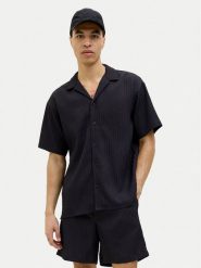 Jack&Jones Koszula Massimo 12269640 Czarny Relaxed Fit. Czarne koszule Jack&Jones, m, bez wzorów, z syntetyku, bez kołnierzyka, bez ramiączek. Za 99.99 zł.