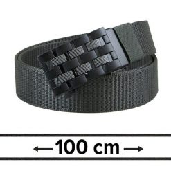 Pasek Materiałowy, Grafitowy 100 cm, Solidny, Automatyczna Klamra, Militarny -Pako Jeans. Szare paski Pako Jeans, bez wzorów, z jeansu, klasyczne. Za 49.00 zł.