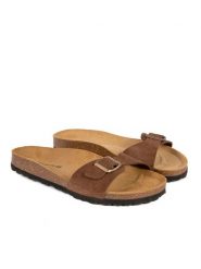 BABUNKERS Family Skórzane klapki w kolorze brązowym rozmiar: 43. Brązowe klapki BABUNKERS Family, ze skóry. Za 130.99 zł.