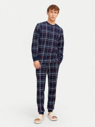Jack&Jones Piżama 12268512 Granatowy Loose Fit. Niebieskie piżamy Jack&Jones, m, bez wzorów, z syntetyku, bez ramiączek. Za 159.99 zł.
