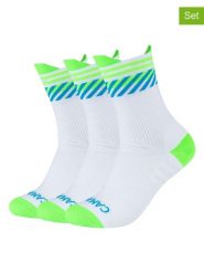 Camano Skarpety (3 pary) w kolorze biało-zielono-błękitnym rozmiar: 43-46. Białe skarpety camano, bez wzorów, ze splotem. Za 60.99 zł.