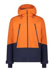 CMP Kurtka narciarska w kolorze pomarańczowo-granatowym rozmiar: 54. Niebieskie kurtki narciarskie i snowboardowe CMP, bez wzorów, narciarskie. Za 482.03 zł.