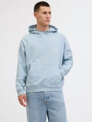 Jack & Jones Bluza "Jornorebro" w kolorze błękitnym rozmiar: L. Niebieskie bluzy Jack & Jones, l, bez wzorów, z materiału, z kapturem. Za 140.86 zł.