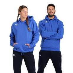 Bluza Arena Team Hooded Sweat Panel z kapturem. Niebieskie bluzy z kapturem Arena, l, bez wzorów, z bawełny, z kapturem. Za 299.00 zł.