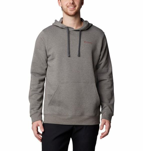 COLUMBIA Bluza męska Columbia Trek Graphic Hoodie charcoal heather-M. Czerwone bluzy z kapturem Columbia, m, bez wzorów, z bawełny, z kapturem. Za 199.40 zł.