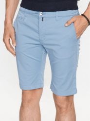 Pierre Cardin Szorty materiałowe 34770/000/4007 Niebieski Modern Fit. Niebieskie szorty Pierre Cardin, m, bez wzorów, z bawełny. Za 319.99 zł.