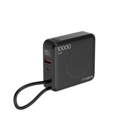 GEMBIRD POWERBANK 10000 MAH, SZYBKIE ŁADOWANIE 20 W, ŁADOWANIE BEZPRZEWODOWE CZARNY. Czarne powerbanki GEMBIRD. Za 89.99 zł.