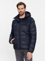 S.Oliver Kurtka puchowa 2131728 Granatowy Regular Fit. Niebieskie kurtki S.Oliver, l, bez wzorów, z puchu, bez kaptura. Za 419.99 zł.