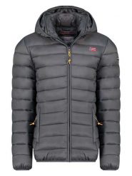 Geographical Norway Kurtka pikowana "Amigolor" w kolorze szarym rozmiar: L. Szare kurtki Geographical Norway, l, bez wzorów, bez kaptura. Za 207.34 zł.