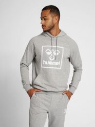 Bluza z kapturem Hummel Isam 2.0. Szare bluzy z kapturem Hummel, s, bez wzorów, z bawełny, z kapturem. Za 213.00 zł.