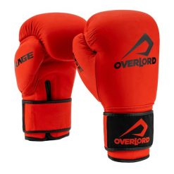 Rękawice bokserskie Overlord Rage. Czerwone eleganckie półbuty OVERLORD, bez wzorów, z materiału, bez obcasa, bez zapięcia. Za 289.52 zł.