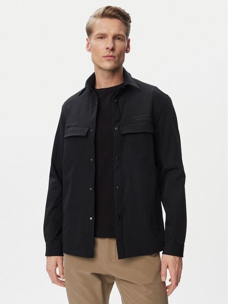 BOSS Kurtka przejściowa 50560403 Czarny Regular Fit. Czarne koszule Boss, l, bez wzorów, z syntetyku, bez kaptura. Za 1,149.00 zł.