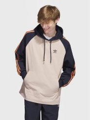 Adidas Bluza SST Hooded Windbreaker IC5537 Brązowy Regular Fit. Brązowe bluzy Adidas, m, bez wzorów, z syntetyku, bez kaptura. Za 249.99 zł.