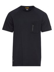 Camel Active Koszulka funkcyjna w kolorze granatowym rozmiar: L. Niebieskie t-shirty sportowe Camel Active, bez wzorów, z materiału, bez ramiączek, outdoorowe. Za 86.99 zł.