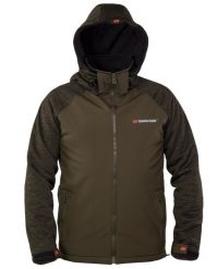 Softshell Kurtka z wędkarska kapturem. Zielone kurtki TANDEM BAITS, na jesień, l, bez wzorów, z materiału, z kapturem. Za 354.69 zł.