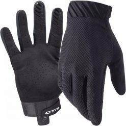 Rękawiczki rowerowe długie dla dorosłych MTB Enduro CTM Pathyst. Czarne rękawiczki CTM, bez wzorów. Za 139.00 zł.
