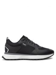 Boss Sneakersy Jonah Runn meth 50513195 Czarny. Czarne buty sportowe casual Boss, bez wzorów, z materiału, bez zapięcia. Za 819.99 zł.