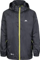 Trespass Qikpac X - kurtka unisex pakowana, czarna. Czarne kurtki Trespass, s, bez wzorów, z materiału. Za 123.80 zł.