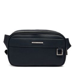 Nerka Armani Exchange. Niebieskie saszetki i nerki Armani Exchange, bez wzorów. Za 459.99 zł.